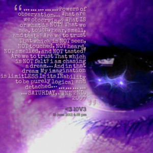 powers of observation what are we observing what is or what is not ...