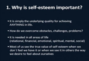 Raise self esteem (quick, easy and effective)