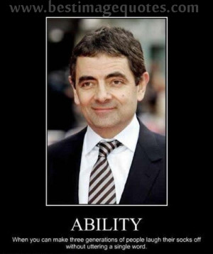 Title: The Power of Silence- Mr. Bean (Rowan Atkinson).