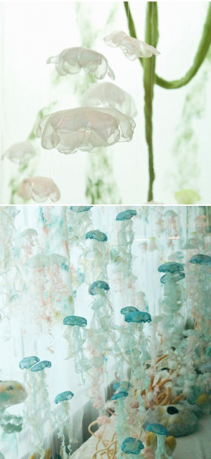 ... , Based Artists, Jellyfish Floating, Fabrics Jelly, Stunning Fabrics