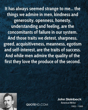 John Steinbeck Success Quotes