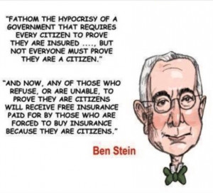 Ben Stein: Fathom The Hypocrisy