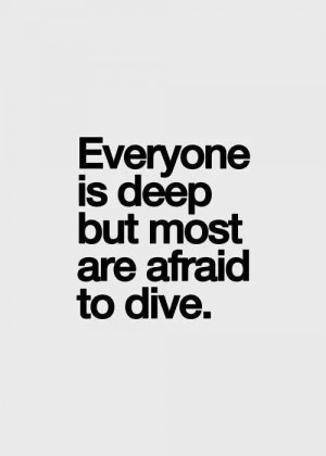 We Were Afraid Of Drowning