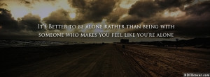 Alone FB Cover Photos for your timeline. 