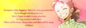 One Piece Quote. I love the quotes/messages 'One Piece' gives us ...