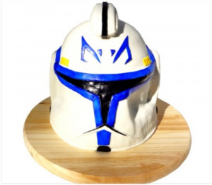Star Wars Clone Helmet Birthday cake