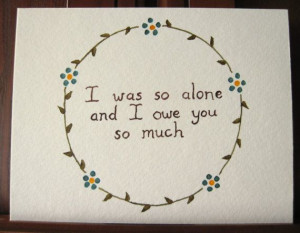 postcard bbc s sherlock quote i was so alone and i owe you so much $ 5 ...