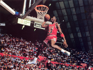 to soothe it have a look at this it s a floating michael jordan