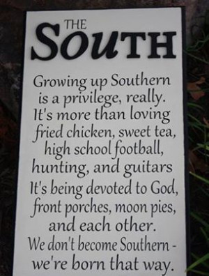 American by birth, Southern by the grace of God