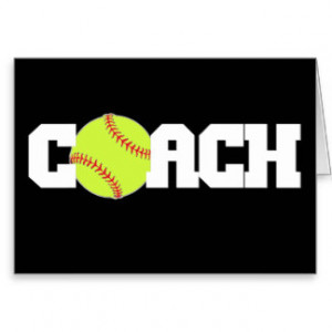 Softball Coach Card