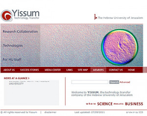 Yissum Research Development Company of the Hebrew University of ...