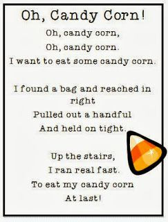Candy corn poem and more