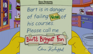 The Simpsons Bart Quot That Just Goes Show Anything Can Happen