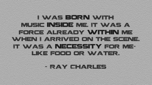 Music Quotes Wallpaper 1366x768 Music, Quotes, Ray, Charles