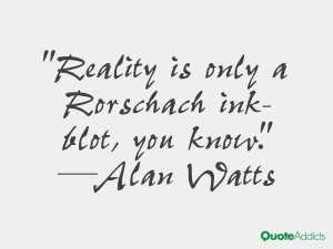 Reality is only a Rorschach ink blot you know Wallpaper 2