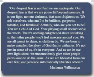 Marianne Williamson - A Poem I read to my son every night before he ...