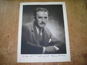 Signed Photograph MARX BROTHERS DIRECTOR NORMAN MCLEOD
