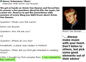 Armin Van Buuren Quotes Armin van buuren