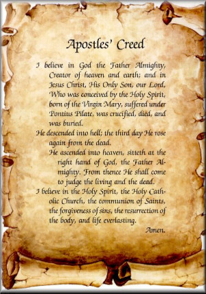 ... is the apostles creed from the 5th century until today this creed