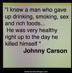 Johnny carson quotes
