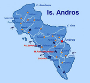 Free Quotes Pics on: Andros Island Greece Map