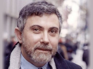 ... funny and embarrassing quote from Paul Krugman, published in a 2002