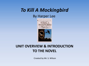 To Kill A Mockingbird - PowerPoint by rt3463df