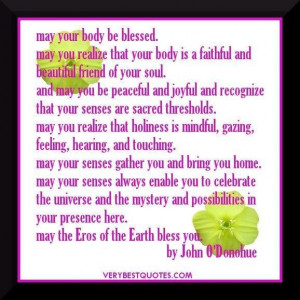 Blessed quotes about life may you be peaceful and joyfula blessing for ...