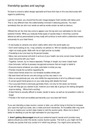 friendship quotes and sayings