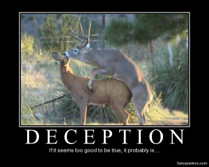 Deception Demotivational...