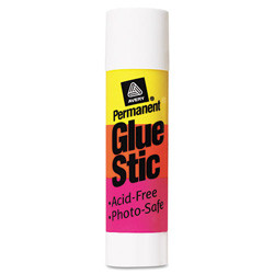 Avery Permanent Glue Stic, Clear Application, 0.26 Oz