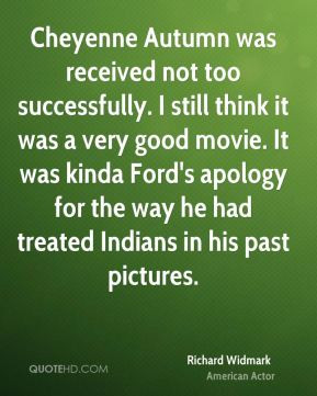 apology for the way he had treated Indians in his past pictures