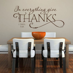 vinyl wall decals | ... Kitchen Bible Quote - Removable Vinyl Wall ...
