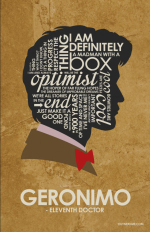 Dr Who - 11th Doctor Quote Poster - Doctor Who Fan Art (38786093 ...