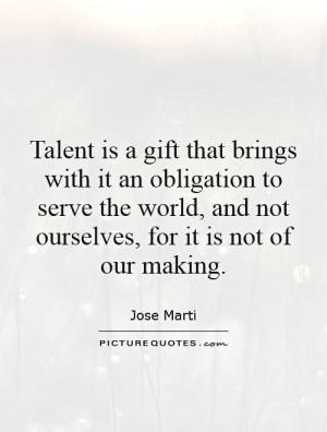 Quotes About Talent
