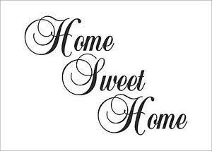 HOME-SWEET-HOME-Quotes-decal-sticker-vinyl-wall-art-home-decoration ...