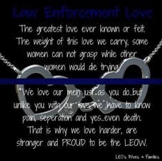 Law Enforcement Love Designed by Michelle Schwitters LEO's Wives ...