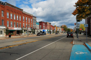 Small Town Main Street USA