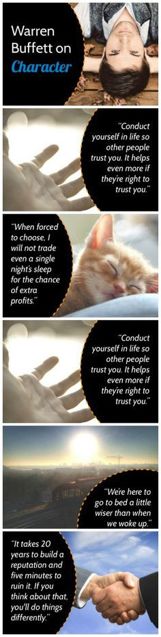 Warren Buffett quotes and wisdom... More