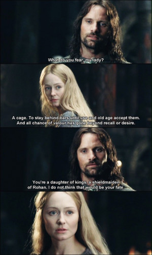 ... Aragorn+Arwen, but now, at twenty years old, I wish he'd married Eowyn