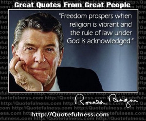 Ronald Reagan on freedom