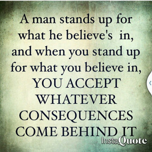man must live by a CODE!!!!! Stand for something or u will fall for ...