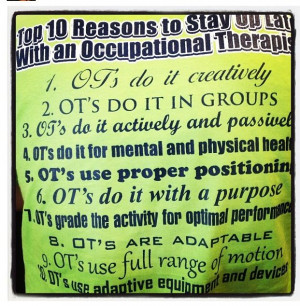 Occupational Therapy