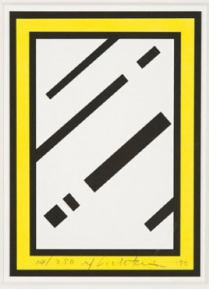 ... , Lichtenstein Mirrors, Harvey Gantt, 1990, Roy Lichtenstein