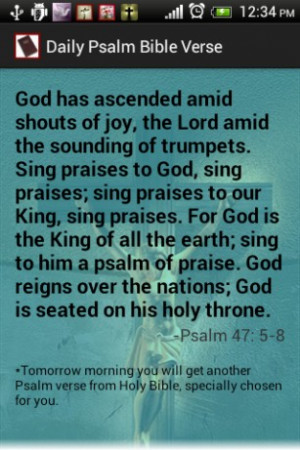 Psalms Daily Bible Verses Free