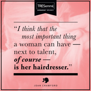 ... Hairspiration #hairstyles #stylists #quotes #joancrawford