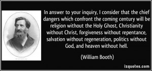 century will be religion without the Holy Ghost, Christianity without ...