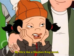 disney channel, grunge, king, life, novel, quote, stephen king, sucks ...