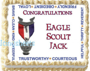 Eagle Scout Cake Cub Edible