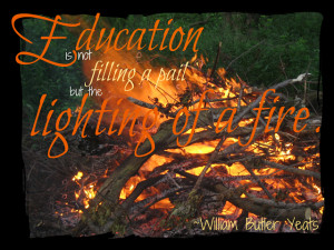 Think Quotes It's Friday: Educational Fire